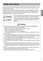 Preview for 13 page of Epson ELPDC06 Document Camera For serial numbers beginning with LQZF - DC-06 Document Camera User Manual