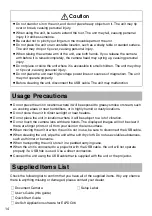 Preview for 14 page of Epson ELPDC06 Document Camera For serial numbers beginning with LQZF - DC-06 Document Camera User Manual