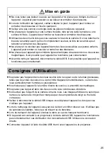 Preview for 25 page of Epson ELPDC06 Document Camera For serial numbers beginning with LQZF - DC-06 Document Camera User Manual