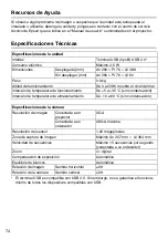 Preview for 74 page of Epson ELPDC06 Document Camera For serial numbers beginning with LQZF - DC-06 Document Camera User Manual