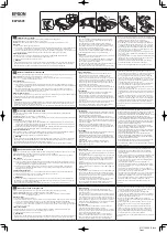 Preview for 1 page of Epson ELPGS01 User Manual