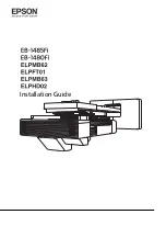 Epson ELPHD02 Installation Manual preview