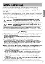 Preview for 21 page of Epson ELPMB26 User Manual