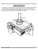 Preview for 11 page of Epson ELPMBATA - High Security - Mounting Installation Manual