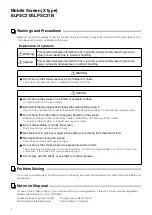 Preview for 2 page of Epson ELPSC21 User Manual