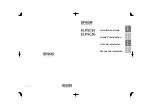 Epson ELPSC35 Installation Manual preview