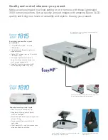 Preview for 2 page of Epson EMP-1815 Brochure & Specs