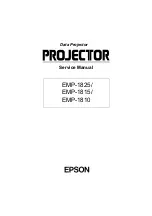 Preview for 1 page of Epson EMP-1815 Service Manual