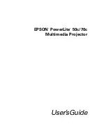 Epson EMP 30 - PowerLite 50c XGA LCD Projector User Manual preview