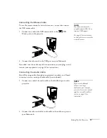 Предварительный просмотр 22 страницы Epson EMP 30 - PowerLite 50c XGA LCD Projector User Manual