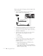 Предварительный просмотр 25 страницы Epson EMP 30 - PowerLite 50c XGA LCD Projector User Manual