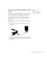 Предварительный просмотр 26 страницы Epson EMP 30 - PowerLite 50c XGA LCD Projector User Manual