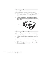 Предварительный просмотр 51 страницы Epson EMP 30 - PowerLite 50c XGA LCD Projector User Manual