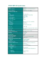 Preview for 1 page of Epson EMP-505 Specifications