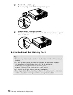 Предварительный просмотр 14 страницы Epson EMP-505 User Manual