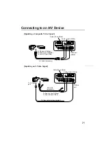 Предварительный просмотр 23 страницы Epson EMP 51 - SVGA LCD Projector Instruction Manual