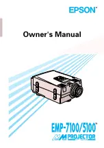 Предварительный просмотр 1 страницы Epson EMP 5100 - XGA LCD Projector Owner'S Manual