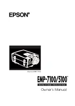 Предварительный просмотр 5 страницы Epson EMP 5100 - XGA LCD Projector Owner'S Manual