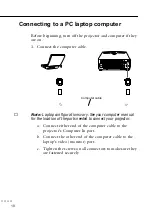 Предварительный просмотр 32 страницы Epson EMP-5500 Owner'S Manual