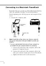 Предварительный просмотр 36 страницы Epson EMP-5500 Owner'S Manual