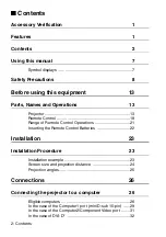 Preview for 4 page of Epson EMP 5600 Owner'S Manual