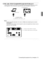 Предварительный просмотр 33 страницы Epson EMP 5600 Owner'S Manual