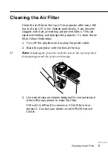 Preview for 73 page of Epson EMP 703 - XGA LCD Projector Owner'S Manual