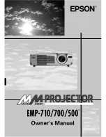 Epson EMP-710 User Manual предпросмотр