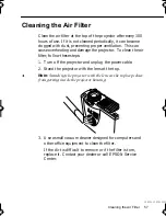 Предварительный просмотр 75 страницы Epson EMP-710 User Manual