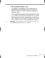 Предварительный просмотр 81 страницы Epson EMP-710 User Manual