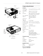 Preview for 1 page of Epson EMP-715 - XGA LCD Projector Product Information