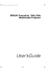 Epson EMP 720 User Manual preview