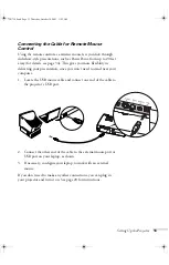 Предварительный просмотр 19 страницы Epson EMP 720 User Manual