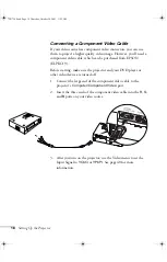 Предварительный просмотр 24 страницы Epson EMP 720 User Manual