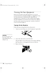 Предварительный просмотр 26 страницы Epson EMP 720 User Manual