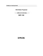 Предварительный просмотр 1 страницы Epson EMP-7300 Service Manual