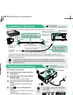 Предварительный просмотр 2 страницы Epson EMP-740 Quick Reference Manual