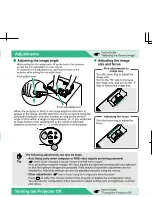 Предварительный просмотр 3 страницы Epson EMP-740 Quick Reference Manual