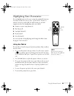 Preview for 41 page of Epson EMP-7700 - XGA LCD Projector User Manual