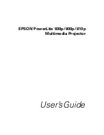 Preview for 1 page of Epson EMP 810 User Manual