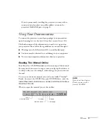 Preview for 9 page of Epson EMP 810 User Manual