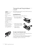 Preview for 38 page of Epson EMP 810 User Manual