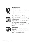 Preview for 40 page of Epson EMP 810 User Manual