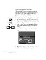 Preview for 42 page of Epson EMP 810 User Manual