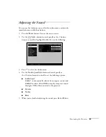 Preview for 55 page of Epson EMP 810 User Manual