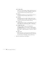 Preview for 60 page of Epson EMP 810 User Manual