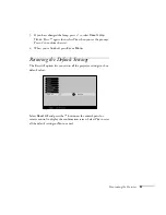 Preview for 63 page of Epson EMP 810 User Manual