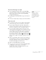 Preview for 83 page of Epson EMP 810 User Manual