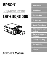 Epson EMP 8100NL Owner'S Manual предпросмотр