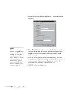 Предварительный просмотр 59 страницы Epson EMP-8150 - XGA LCD Projector Administrator'S Manual